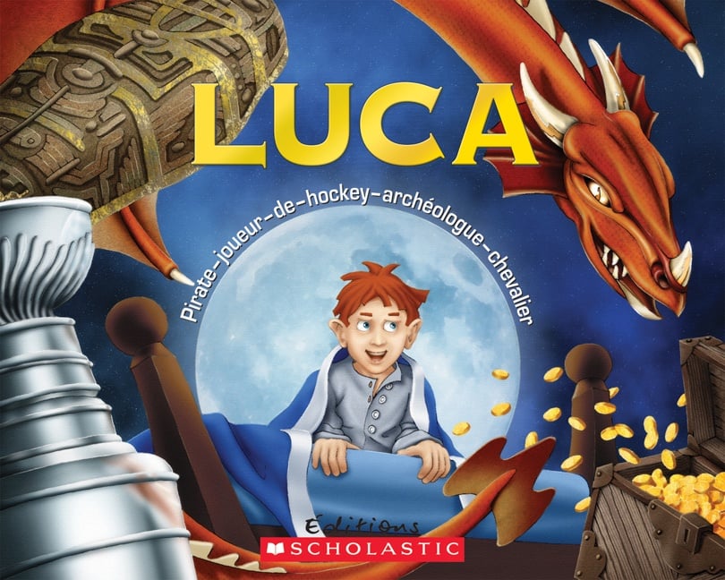 Luca : pirate-joueur-de-hockey-archéologue-chevalier