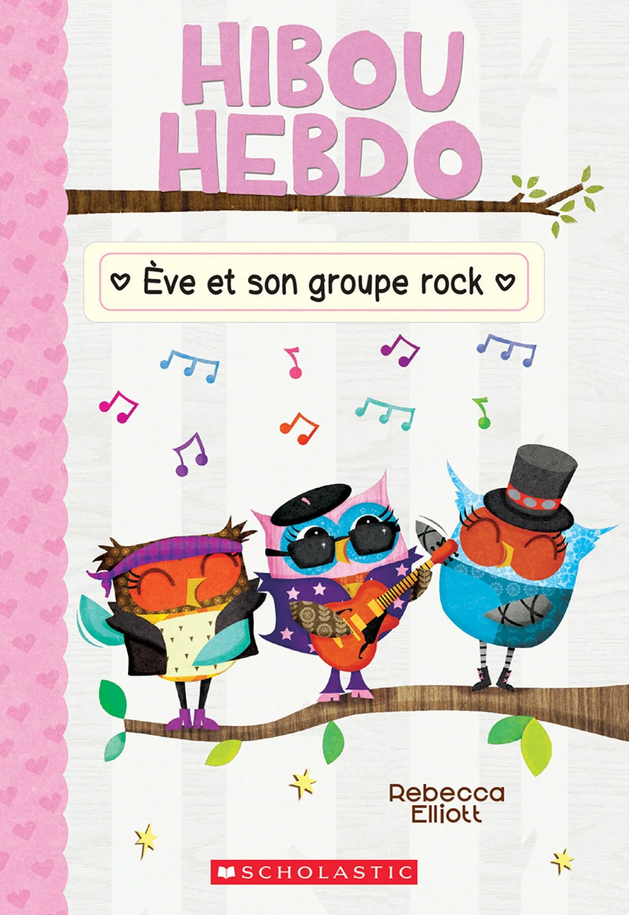 Ève et son groupe rock