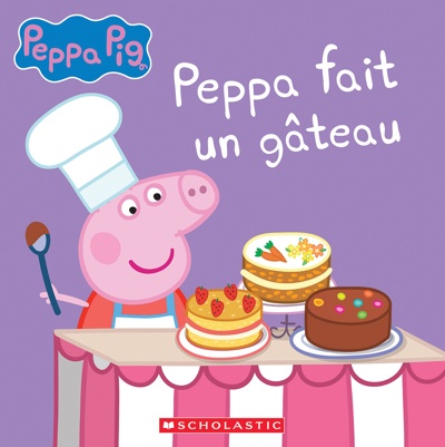 Peppa fait un gâteau