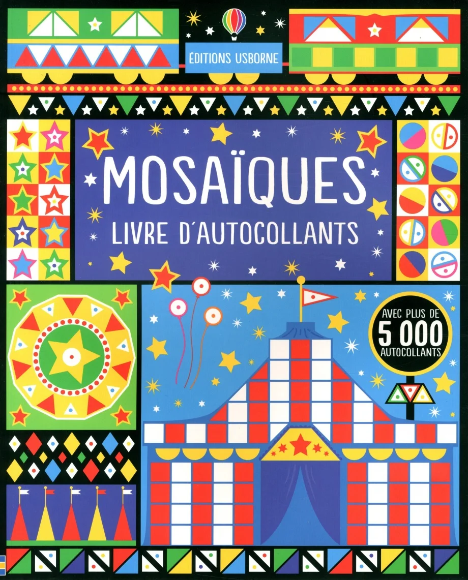Mosaïques : livre d'autocollants