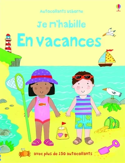 Je m'habille en vacances : premiers autocollants