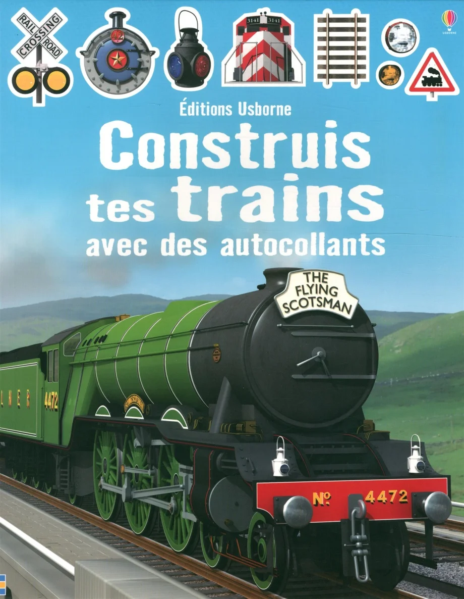 Construis tes trains avec des autocollants