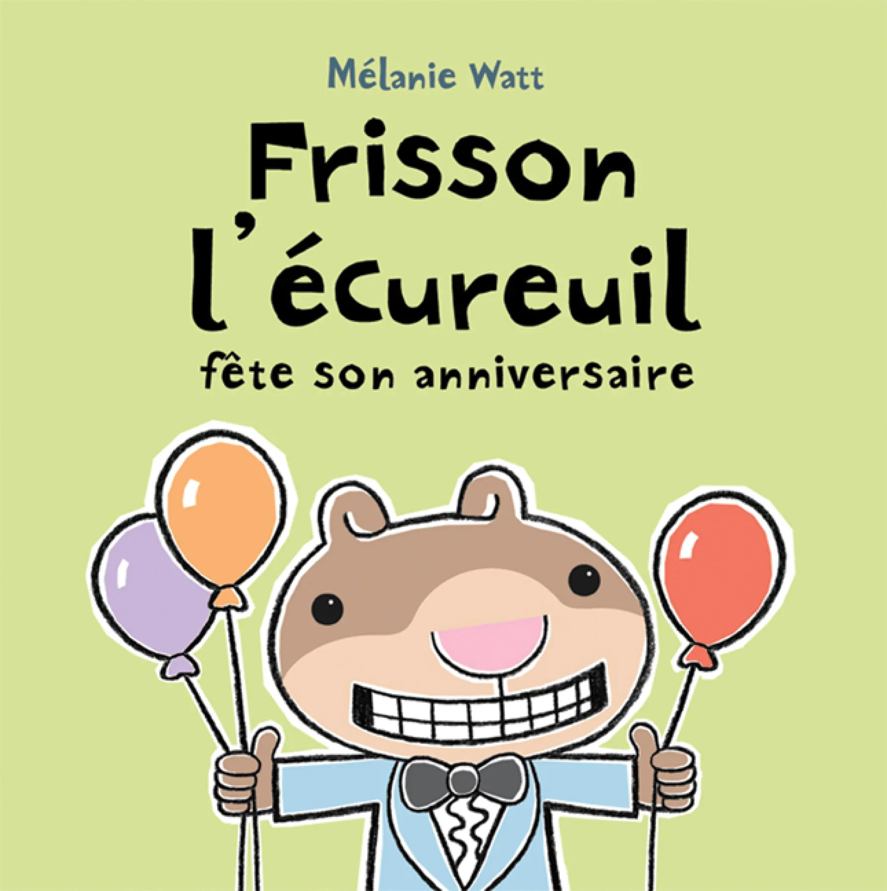 Frisson l'écureuil fête son anniversaire