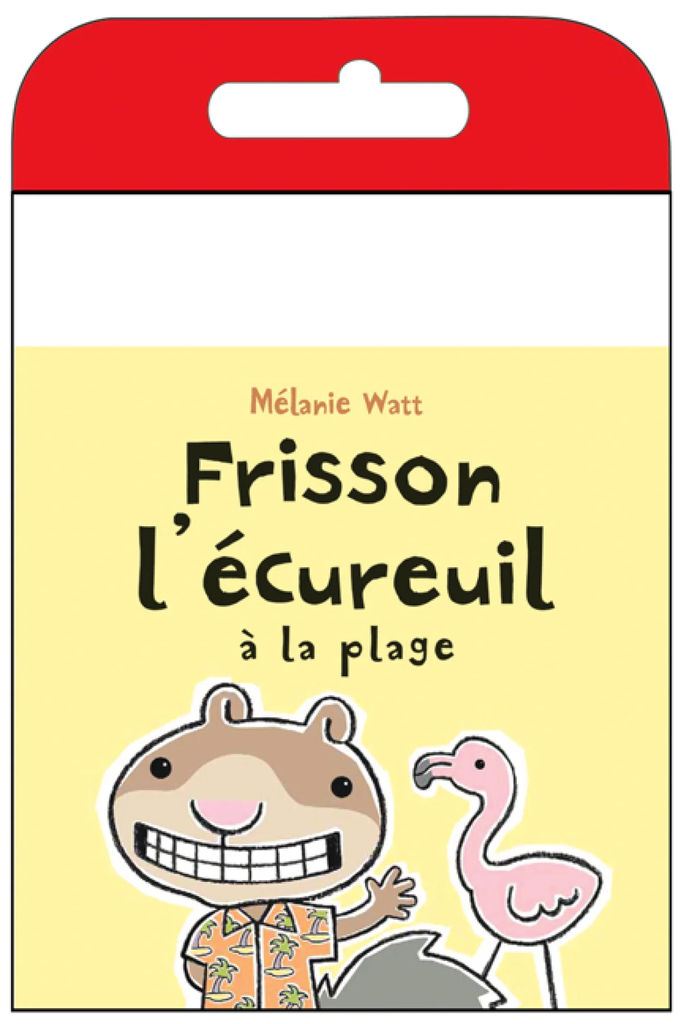 Frisson l'écureuil à la plage