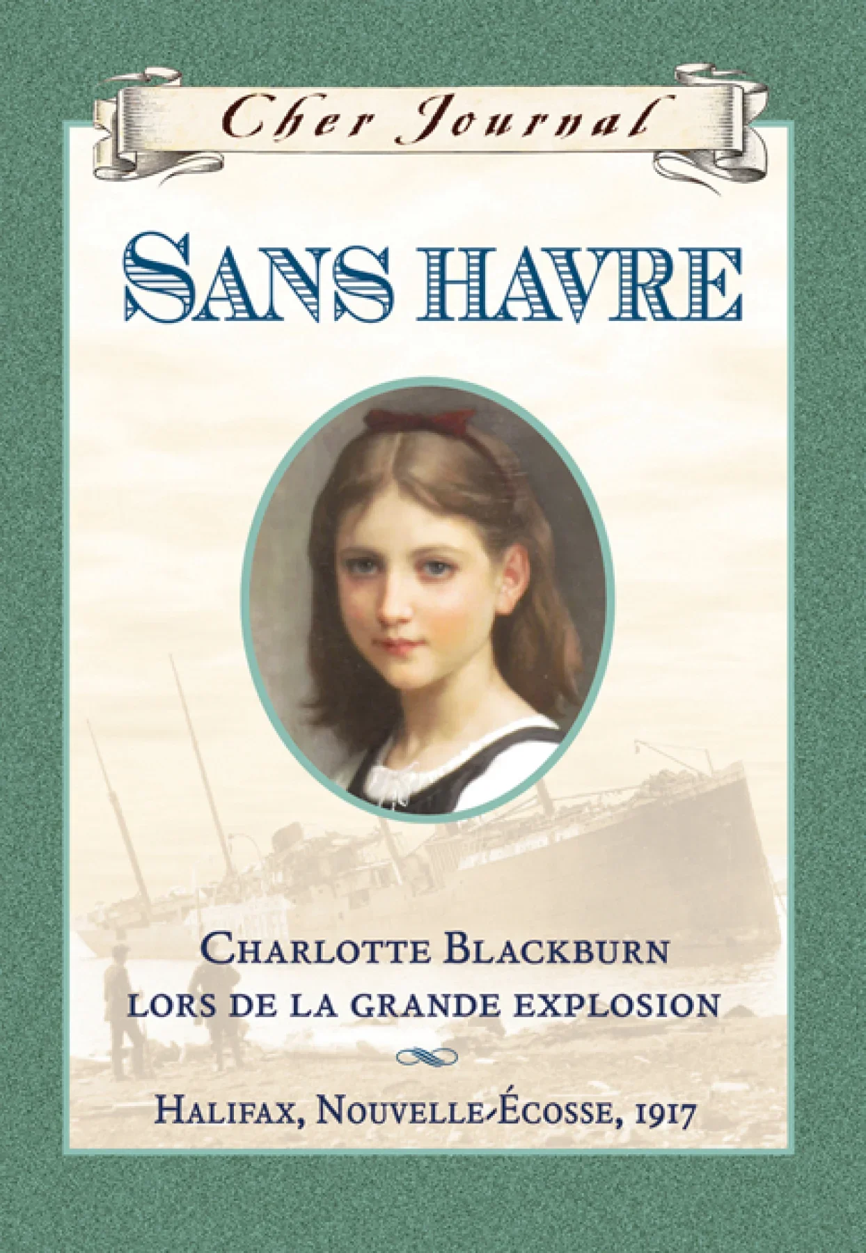 Sans havre, Charlotte Blackburn lors de la grande explosion, Halifax, Nouvelle-Écosse, 1917