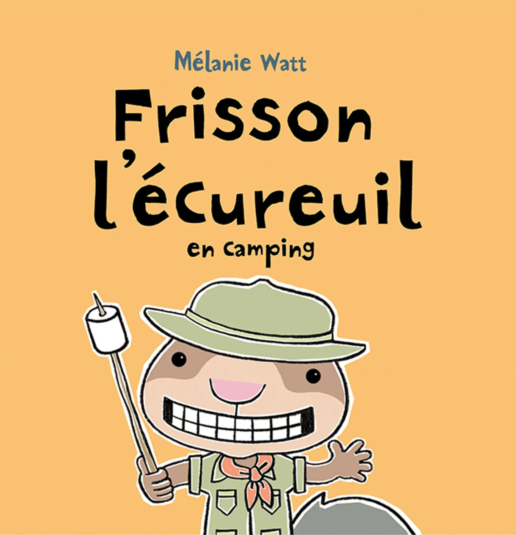 Frisson l'écureuil en camping