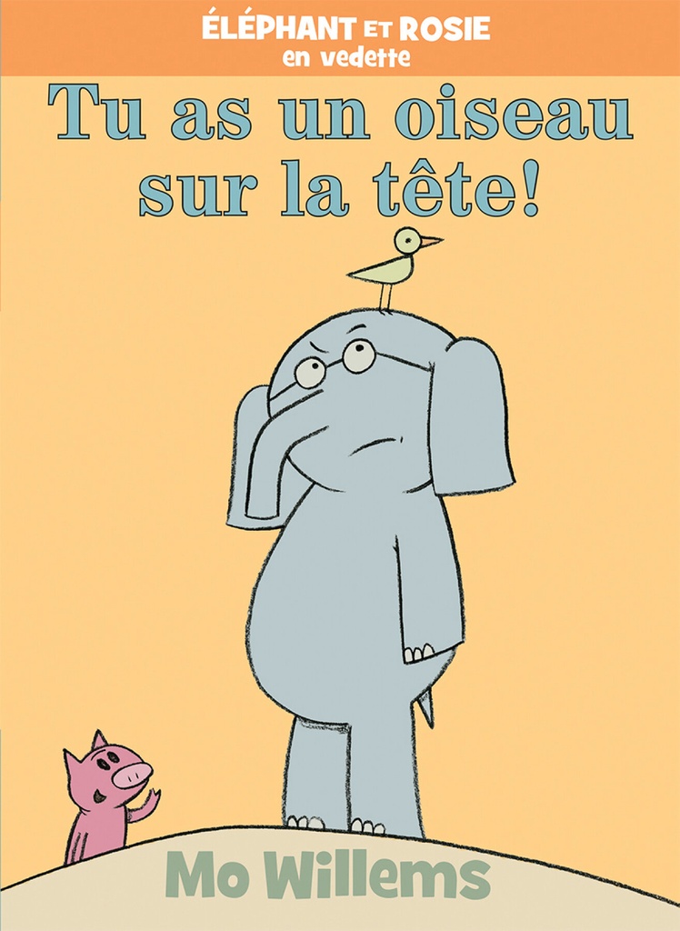 Tu as un oiseau sur la tête!