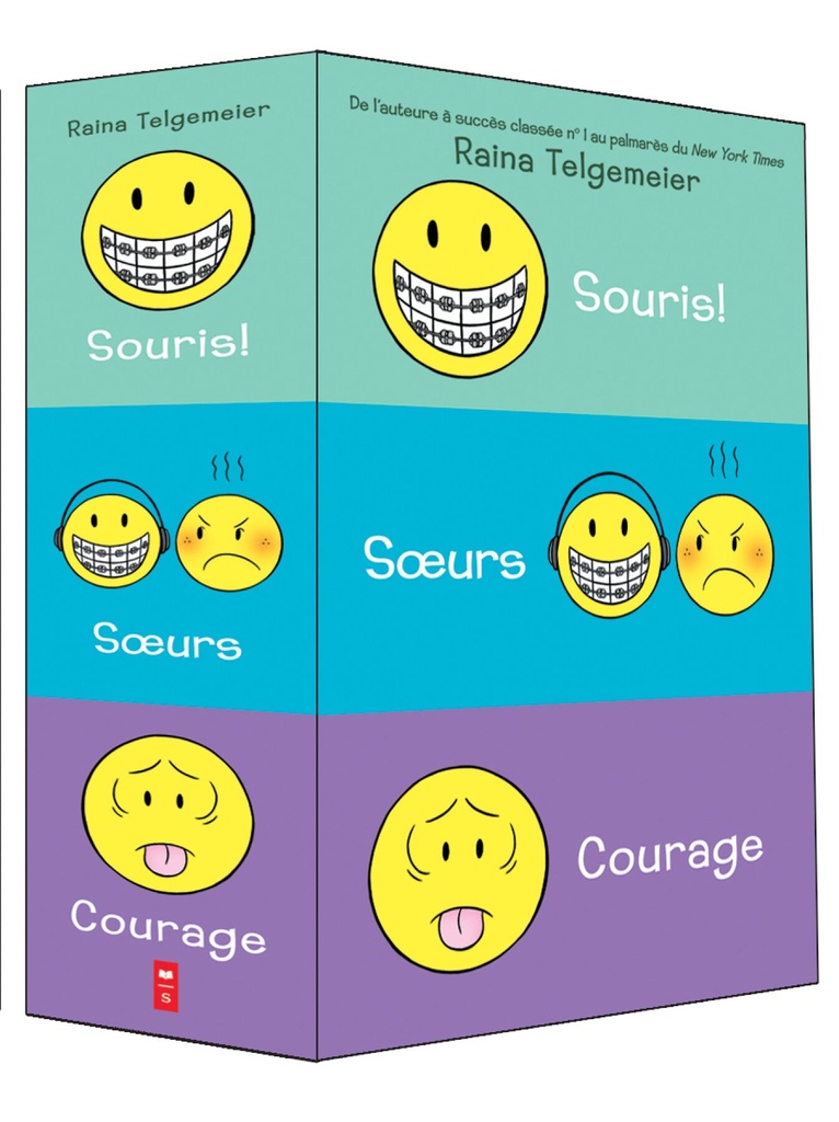 Coffret Raina: Souris!, Soeurs, Courage