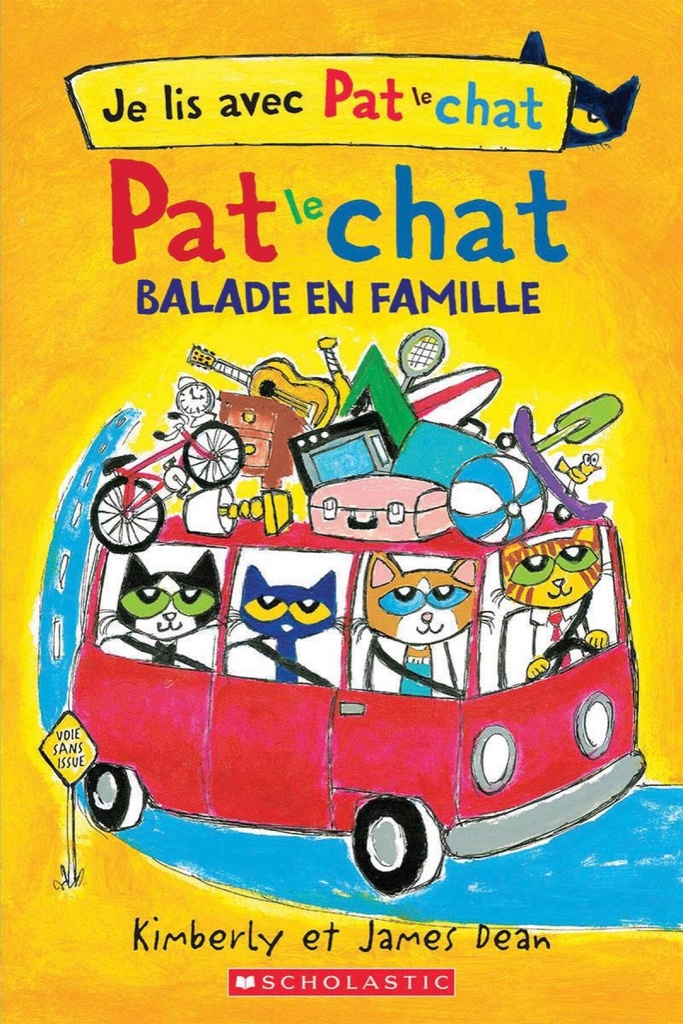 Pat le chat. Balade en famille
