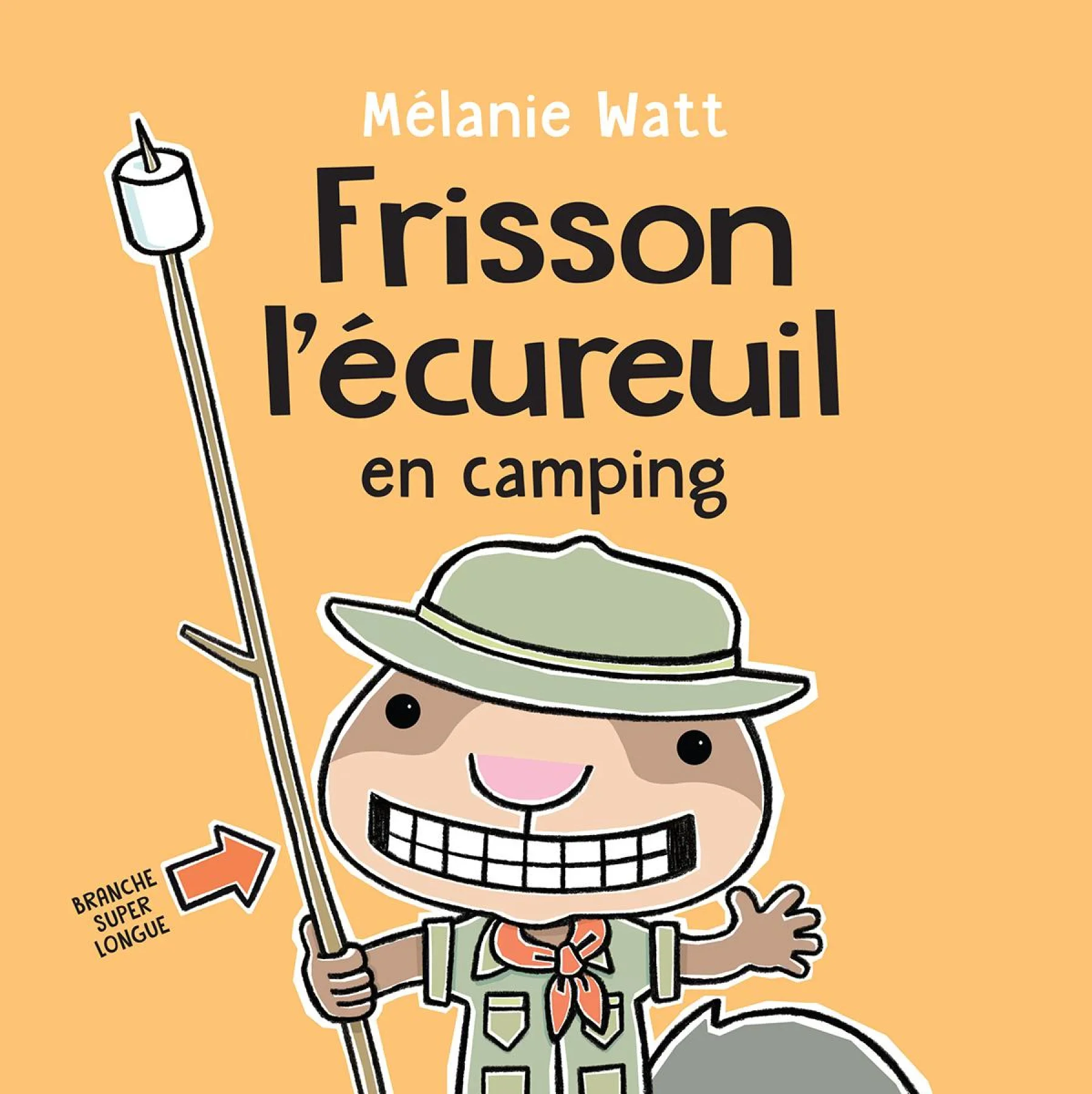 Frisson l'écureuil en camping