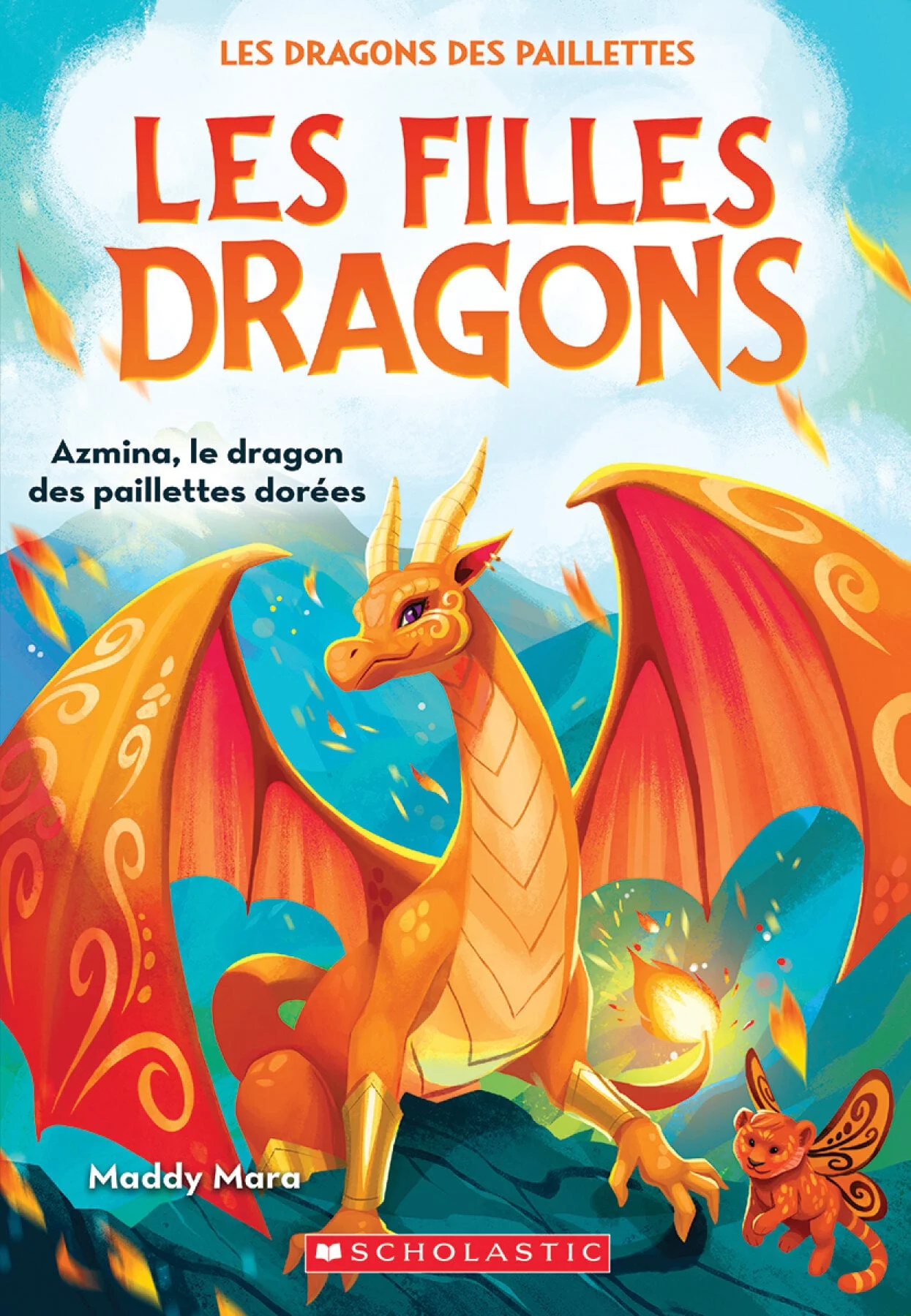 Azmina, le dragon des paillettes dorées