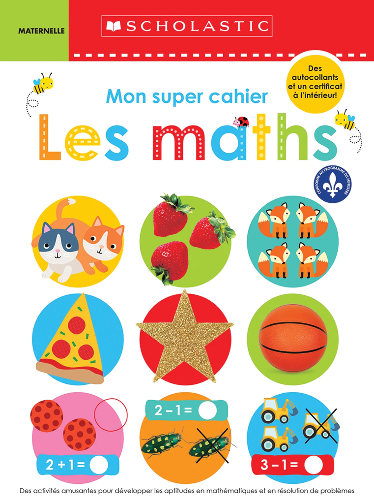 Mon super cahier : Les maths