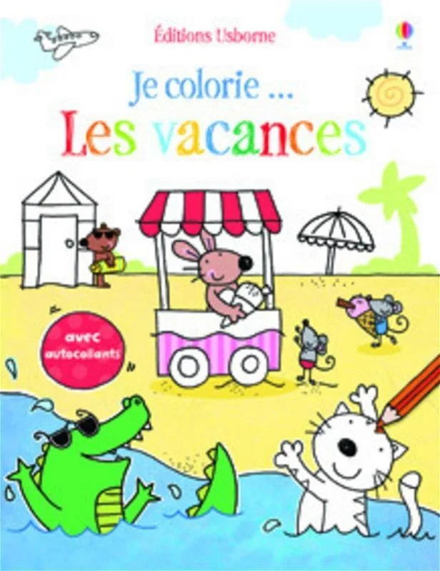 Je colorie... les vacances