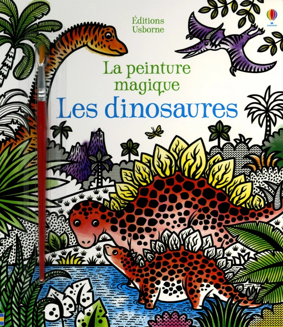 Les dinosaures : la peinture magique