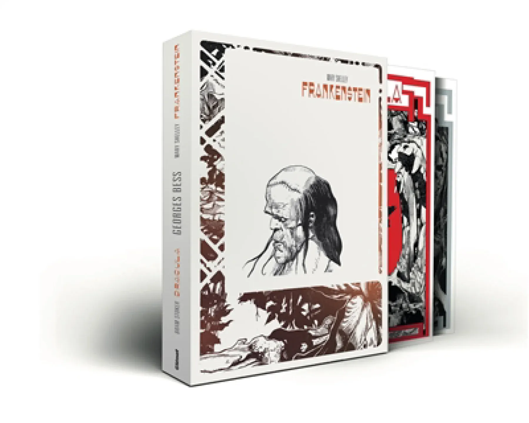 Dracula, Frankenstein : coffret blanc prestige