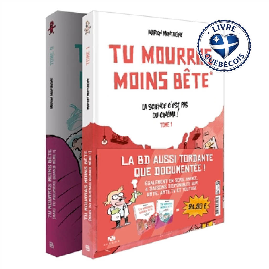 Tu mourras moins bête : pack découverte, tomes 1 et 2
