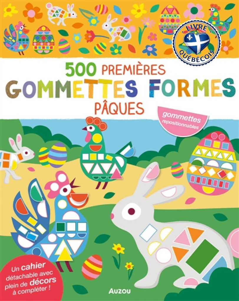 500 gommettes formes Pâques