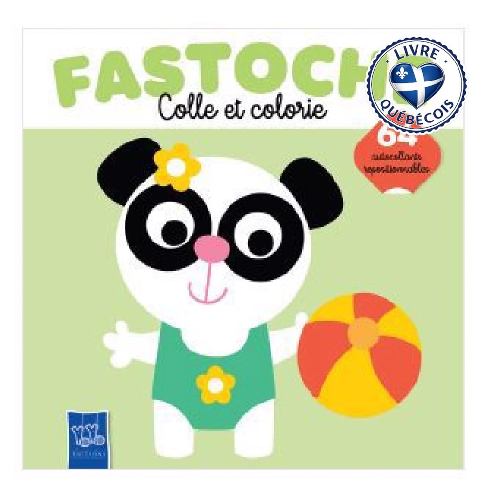Fastoche : colle et colorie : le panda