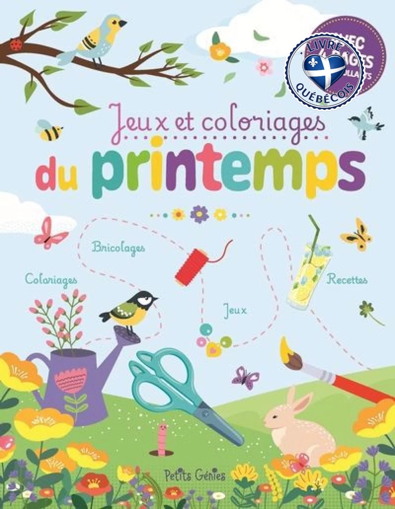 Jeux et coloriages du printemps