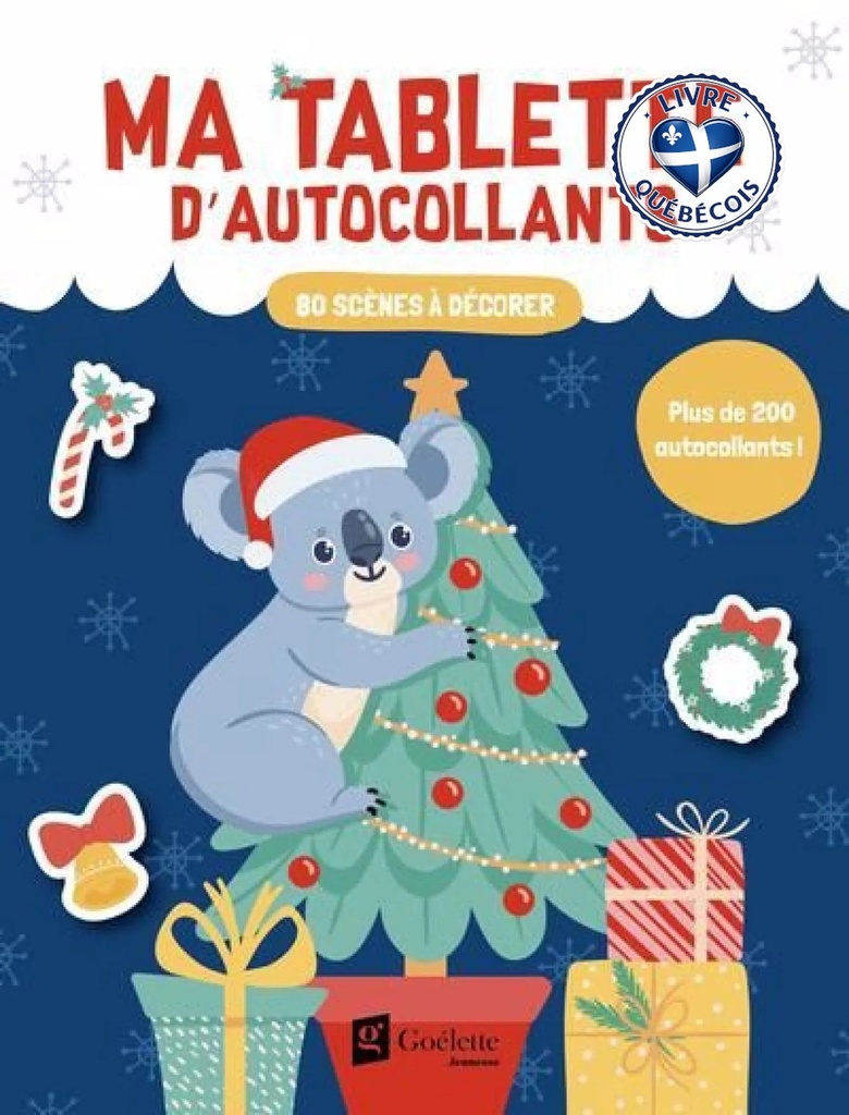 Ma tablette d'autocollants - Noël : 80 scènes à décorer