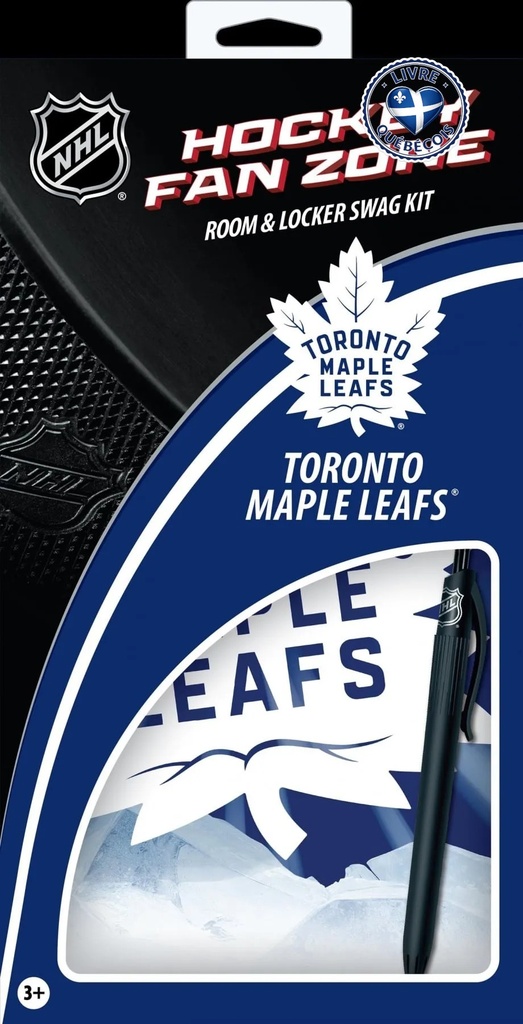 Ma trousse de hockey - Toronto Maple Leafs (en anglais) : Room & Locker Swag Kit