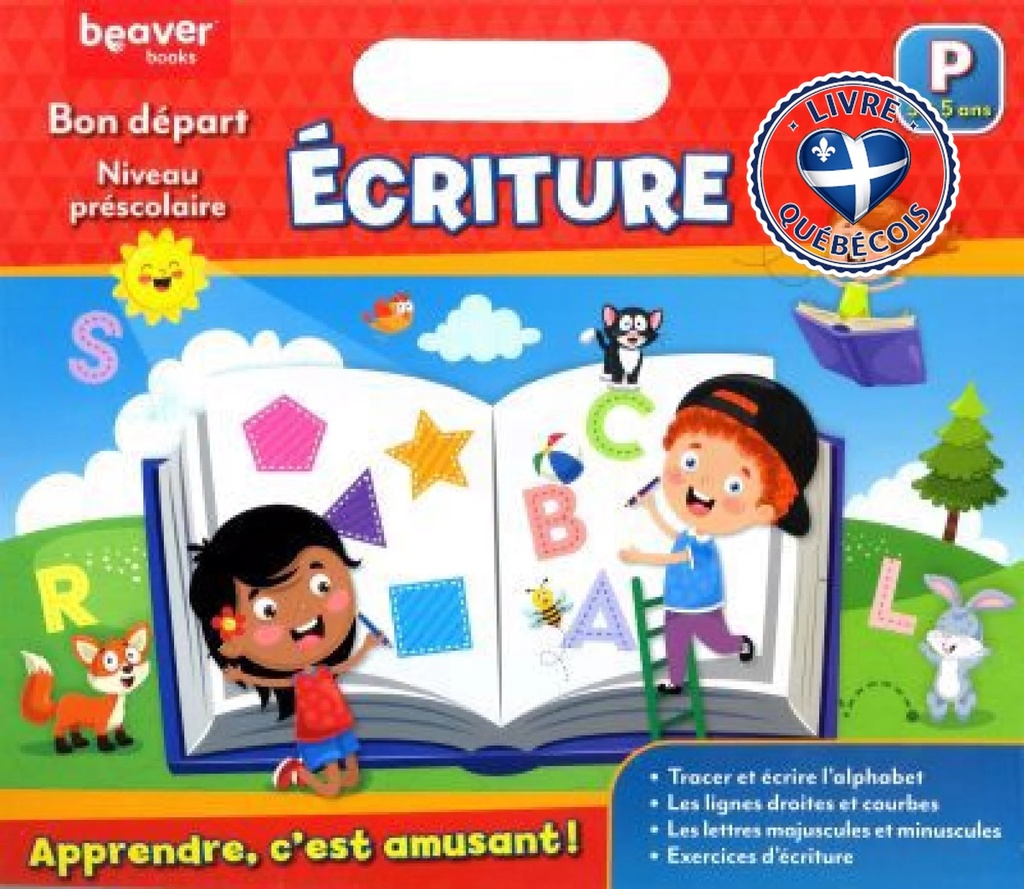 Écriture Niveau préscolaire : tablette géante