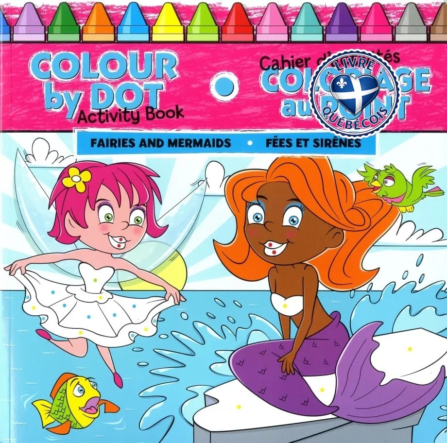 Trousse Géante – Fées et sirènes : Coloriage au point