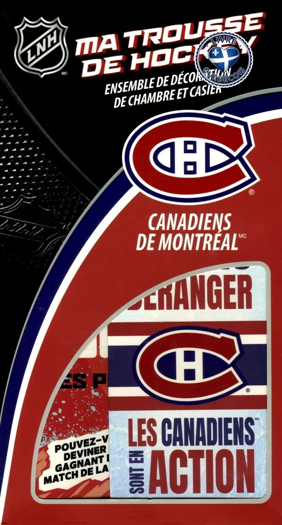 Ma trousse de hockey - Les Canadiens de Montréal