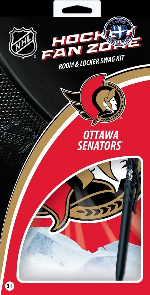 Ma trousse de hockey - Ottawa Senators (en anglais) : Room & Locker Swag Kit