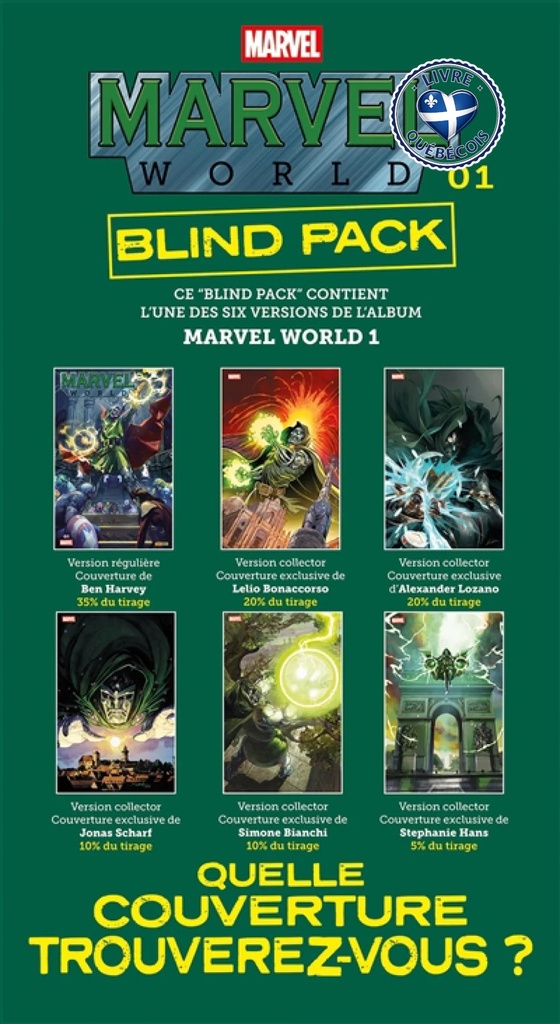Marvel world, n°1. Blind pack