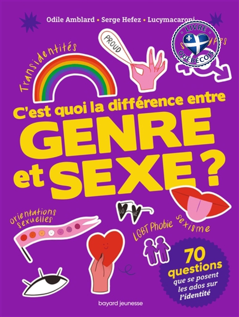 C'est quoi la différence entre genre et sexe ? : 70 questions d'ados sur l'identité