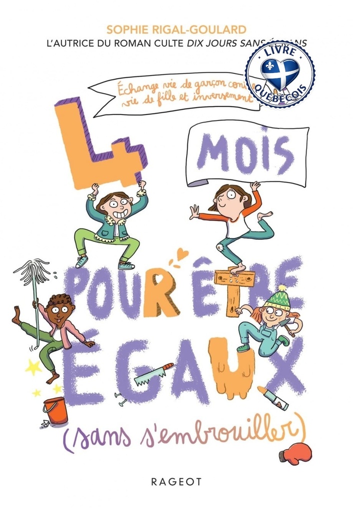 4 mois pour être égaux (sans s'embrouiller) : échange vie de garçon contre vie de fille et inversement