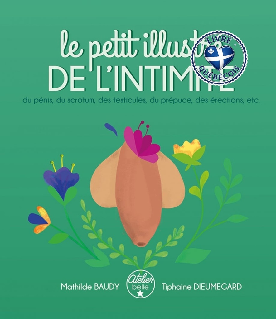Le petit illustré de l'intimité du pénis, du scrotum, des testicules, du prépuce, des érections, etc.