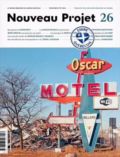 Nouveau Projet, no. 26, Printemps-Été 2024