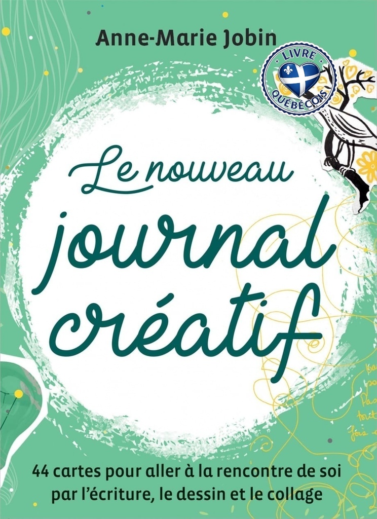 Le nouveau journal créatif - Coffret : 44 cartes pour aller à la rencontre de soi par l'écriture, le dessin et le collage