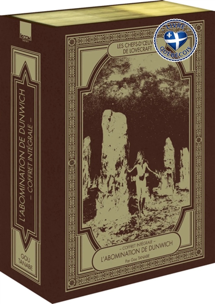 L'abomination de Dunwich : coffret Les chefs-d'oeuvre de Lovecraft : vol. 1 à 3