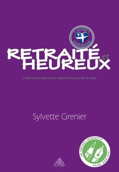 Retraité et heureux : ce coffret est composé d'un livre et d'un jeu de 52 cartes