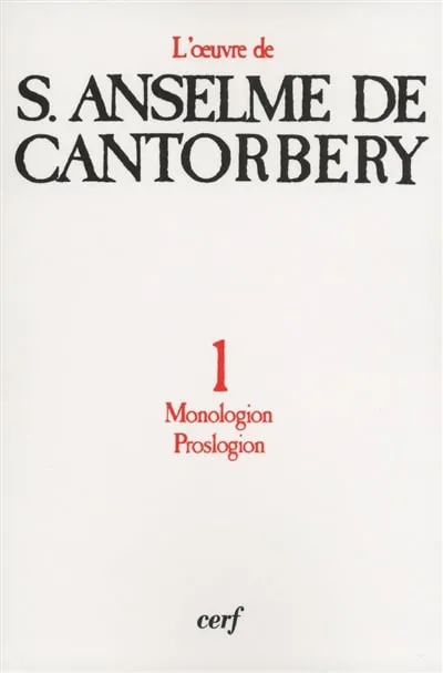 Monologion, Prologion