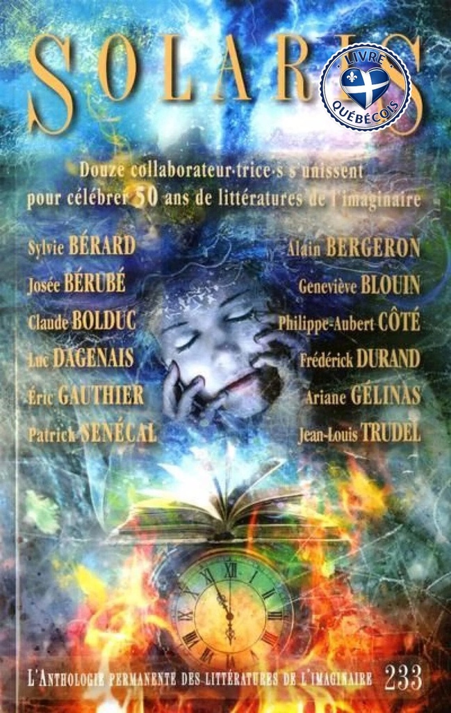 Solaris, vol. 50 no. 3, Août 2024, Solaris 233 : Douze collaborateur-trice-s s'unissent pour célébrer 50 ans de littératures de l'imaginaire