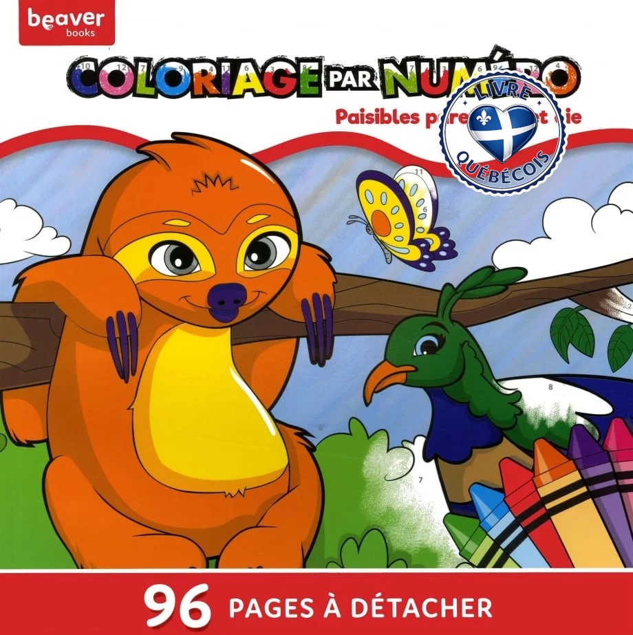 Paisibles paresseux et cie : 96 pages à détacher