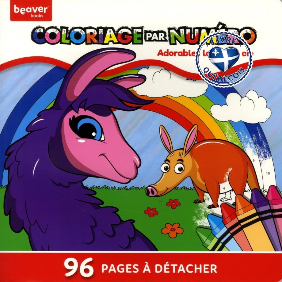 Adorables lamas et cie : 96 pages à détacher