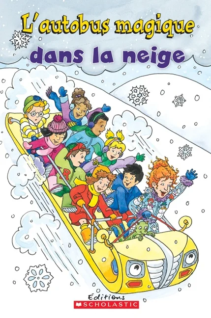 L'autobus magique dans la neige