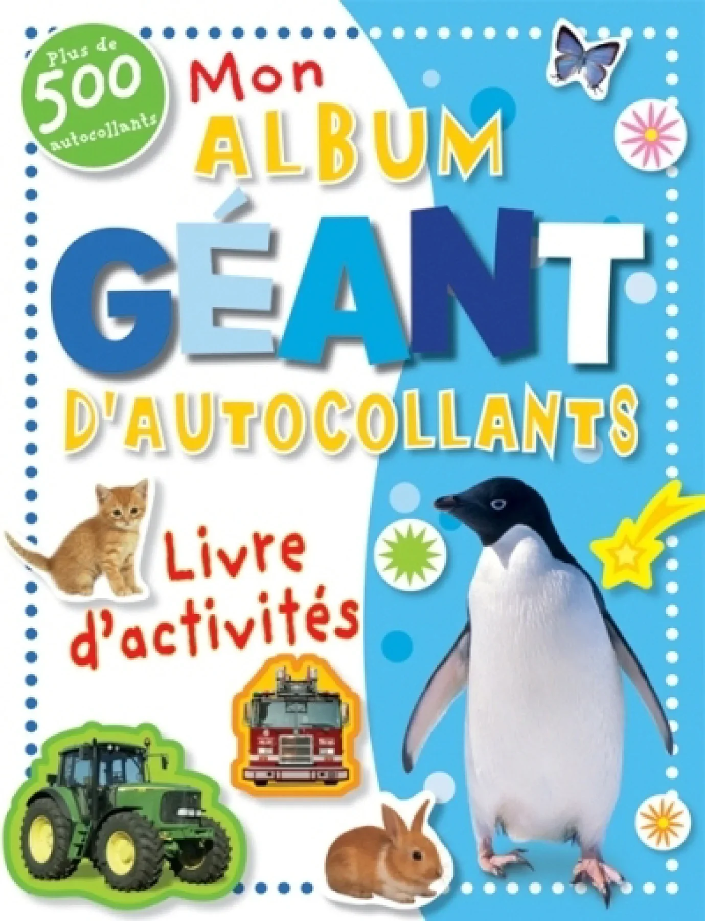 Mon album géant d'autocollants : livre d'activités